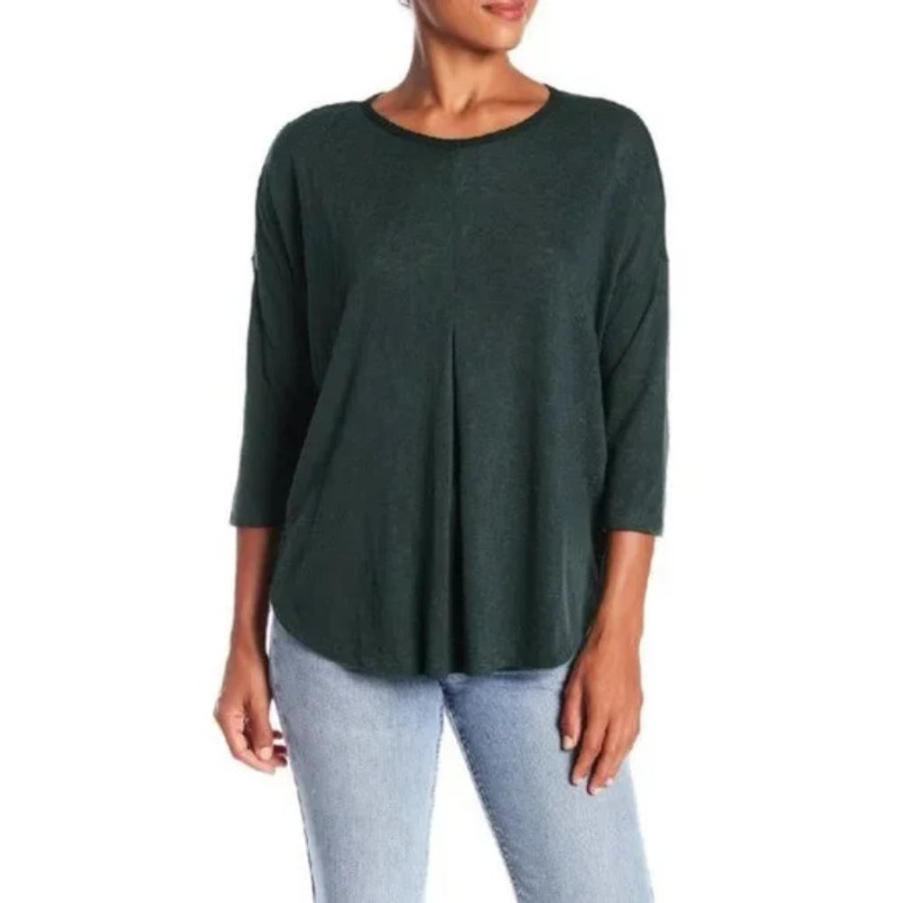 Bobeau Dolman Sleeve Burnout Top